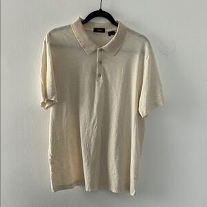 Theory Tan Men's Polo Shirt